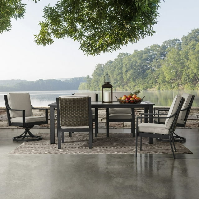 Member's Mark Harper Dining Set with Sunbrella Fabric, 7pc