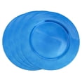 thumbnail image 3 of Saro Lifestyle Classic Design Charger Plates in Cobalt Blue - Set of 4, 3 of 3
