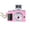 Pink, variant on HOARBOEG Camera Pendant Necklace for Photography Enthusiasts Adjustable Chain with Imitate Sound Effect Perfect Gift for Women Birthday Valentine Mother Day Party Wedding Date