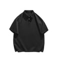 thumbnail image 1 of pstuiky Mangas cortas para hombre, Blusas de manga corta con cuello redondo y bolsillos para playa y gimnasio para hombre camisas casuales para hombre xxl, 1 of 3