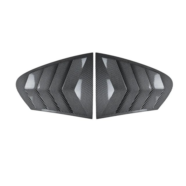 Rear Triangle Window Shutters Triangle Sunshade Modified Patch Shark Gill For BMW 5 Series F10 525i 530i 2011-2017