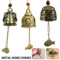 thumbnail image 1 of PENGXAING Feng Shui Wind Bell Lucky Wind Chimes Retro Buddha Dragon Elephant Wind Chime for Good Luck Blessing, 1 of 6