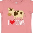 thumbnail image 4 of Inktastic I Love Cows Dairy Farmer Boys or Girls Baby T-Shirt, 4 of 5