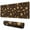 Brown Sun Moon, variant on Long Mouse Pads for Desk,Black White Gothic Cat Skull Key Pattern Desk Mats on Top Of Desks, Desk Mouse Pad Extra Large with 3mm Non-Slip Base and Stitched Edge for Gaming,Office,Work,Home 31.5"x11.8"