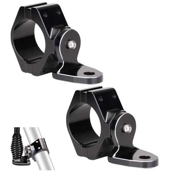 Dicater Soporte de montaje UTV de 360° para bandera/luz LED látigo/antena para barra de rollo de 1.7