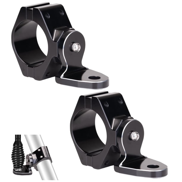 Dicater Soporte de montaje UTV de 360° para bandera/luz LED látigo/antena para barra de rollo de 1.7