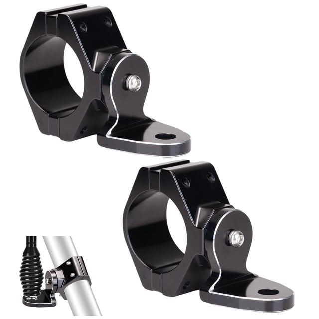 Dicater Soporte de montaje UTV de 360° para bandera/luz LED látigo/antena para barra de rollo de 1.7
