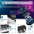 thumbnail image 4 of Piano digital MIZAYI de 88 teclas con teclas semicontrapesadas Bluetooth, 4 of 7