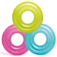 thumbnail image 1 of Tube Intex 43227-2120, paquete de 3 unidades, transparente, 30 cm de diámetro, 1 of 4