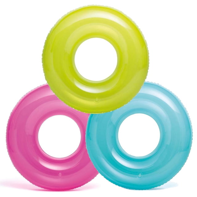 Tube Intex 43227-2120, paquete de 3 unidades, transparente, 30 cm de diámetro