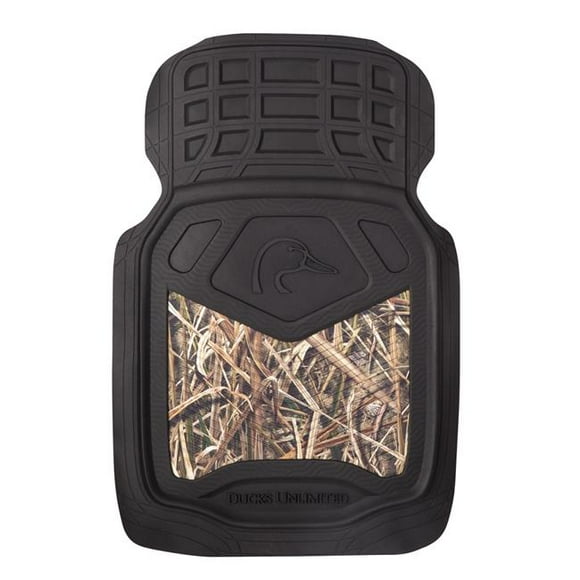 Ducks Unlimited C000002690299 Solo Duckhead Front Floor Mats, Mossy Oak Blades - One Size - Pack of 2