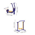 thumbnail image 2 of CRILSTYLEO 3Pcs Miniature Playground Set Realistic Design For Dollhouse Indoor Play Blue Plastic, 2 of 8