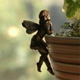 thumbnail image 2 of Taza colgante de resina con diseño de hada para niña, cesta de flores con borde, adornos decorativos para maceta de jardín, 2 of 4