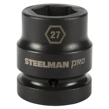 STEELMAN PRO 79306 1-Inch Drive x 27mm 6-Point Impact Socket