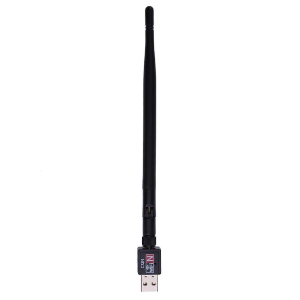 Adaptador 600M USB 2.0 Router Wifi Adaptador inalámbrico Tarjeta LAN de red con antena 5dBI