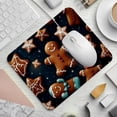 thumbnail image 2 of Gingerbread Man Printed Square Mouse Pad, 8.3x9.8 Inch, Non-Slip Rubber Bottom Mouse Mat for Office and Gaming, 2 of 6