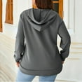 thumbnail image 5 of DAFPZW Women Casual Hoodies Oversized Long Sleeves Fashion Pullover Loose Fit Tunic Winter Tops Comfy Warm Sweatshirts, 5 of 7
