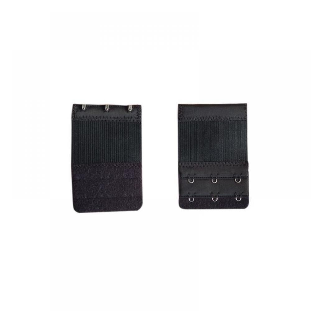 2 Pack,Women's Bra Extender 2 Rows 2 Hooks Underwear Buckle Bra Elastic