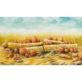 thumbnail image 2 of Nawrocke, Bruce 24x16 White Modern Wood Framed Museum Art Print Titled - Pumpkin Patch, 2 of 4