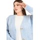 thumbnail image 4 of Cardigan con diseño de trenza Roman Fashion / Tallas Extras, 4014 (Azul cielo) azul cielo 42, 4 of 7