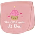 thumbnail image 2 of Inktastic 1st Birthday Cupcake Girls Cute Baby Burp Cloth, 2 of 3