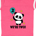 thumbnail image 4 of Inktastic Twins 2nd Birthday Panda Boys or Girls Baby Bodysuit, 4 of 5