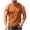 Orange, variant on Horkkom Sleeveless Shirts for Men Button Solid Color Tank Tops Workout Vacation Casual Shirts with Pockets, S-3XL