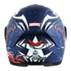 thumbnail image 5 of Casco Bkr Fenix Azul Mate Captain Venom Mica Azul Abatible Svs azul L, 5 of 6