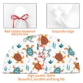 thumbnail image 4 of Sikiie Various Turtle 30-48 inches {designName} Print Christmas Tree Skirt Snowman Xmas Tree Skirt with Edge Christmas Decorations for Holiday Party48", 4 of 7