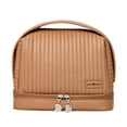 thumbnail image 1 of Bolsa de maquillaje de cuero PU, bolsa de almacenamiento de cosméticos, bolsa de aseo de viaje portátil para Café Yuyangstore Neceser de viaje, 1 of 8