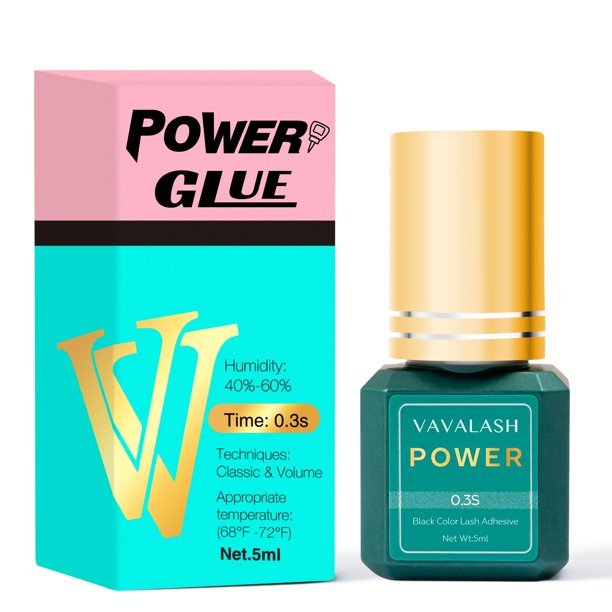 Pegamento para extensiones de pestañas VAVALASH Power 0.3 s, secado, 5 ml, retención de 9 semanas