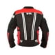 thumbnail image 2 of Chamarra motociclista hombre protectores reflejante impermeable WORKLAND 1985 rojo M WKL 1985NEGRROJA, 2 of 9