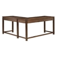 thumbnail image 6 of Pemberly Row Engineered Wood Sit-to-Stand L-Desk in Brushed Walnut Finish, 6 of 11