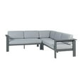 thumbnail image 3 of Sardinia Aluminum Frame Outdoor Sectional Sofa - Gray, 3 of 5
