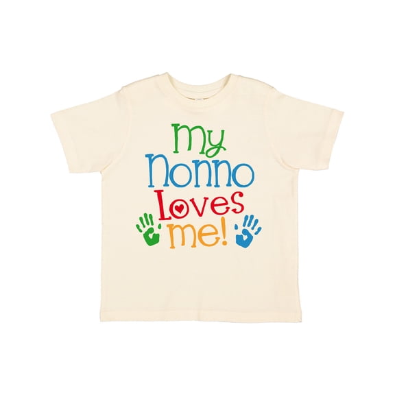 Inktastic Nonno Loves Me Boys or Girls Toddler T-Shirt