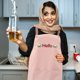 thumbnail image 1 of ADDHAT Delantal Impermeable Rosa Para Cocina Con Protección Contra Y Ajuste Cómodo, 1 of 8