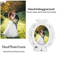 thumbnail image 2 of Floral Photo Frame Round Frame Picture Frame Holder Photo frame Wedding Decor, 2 of 9