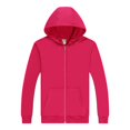 thumbnail image 1 of WEAIXIMIUNG Maternity Shirts Summer Cute Solid Color Pure Lined Hoodie with Zipper Pullover Sweatshirt, 1 of 3
