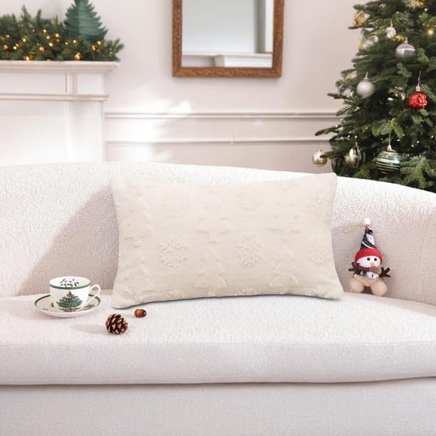 Funda de Almohada Navideña para Sala de Estar, Sofá, Cama, Decoración Del Hogar