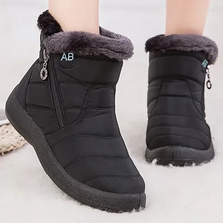 

Women‘s Warm Faux Fur Lined Snow Boots Winter Side Zipper Ankle Boots Women‘s Footwear