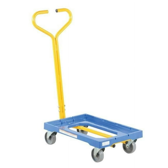 Vestil Manufacturing PDH-1624 16 x 24 in. Plastic Dolly with Handle, 500 lbs