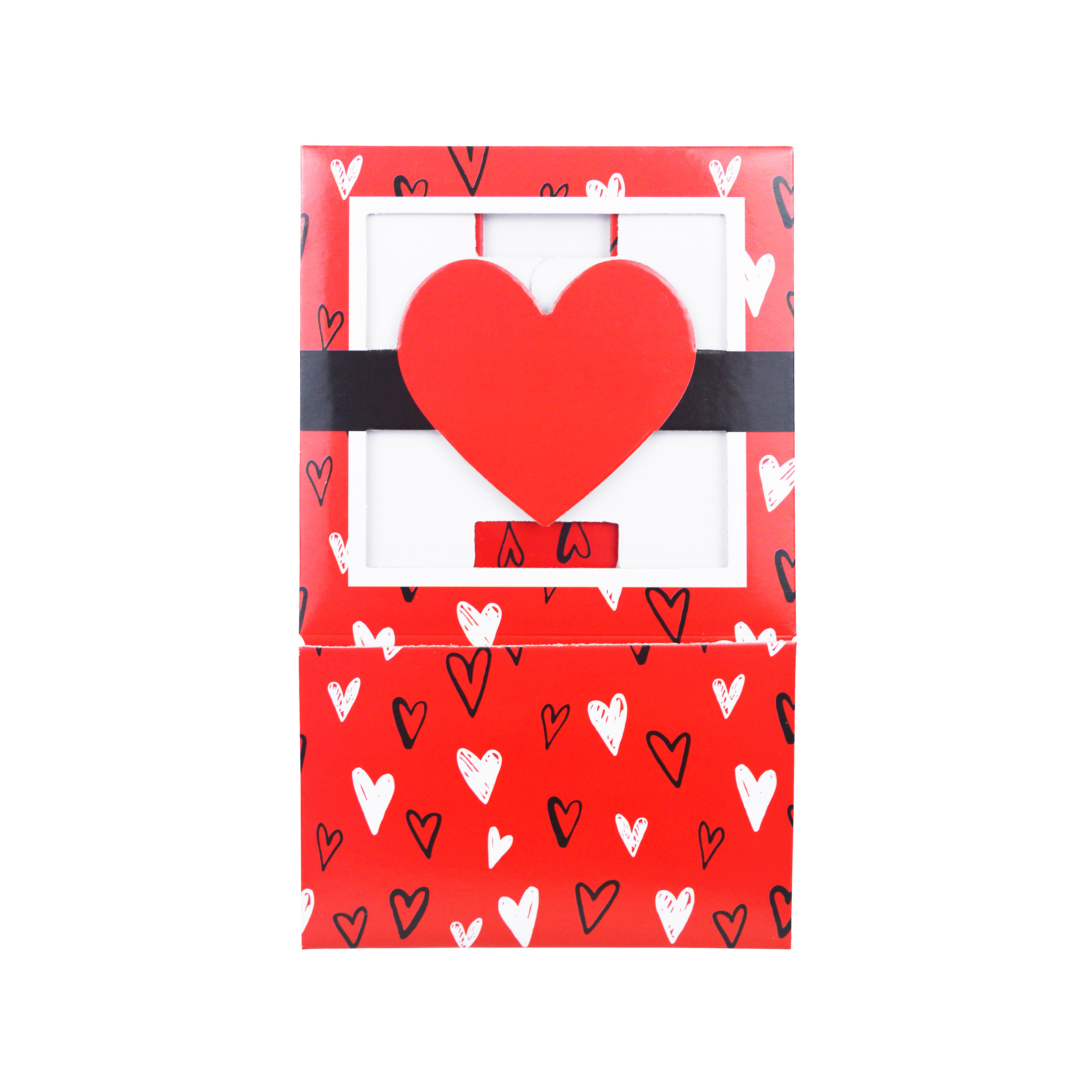 Way to Celebration Valentine Multi Color Paper Treat Boxes Astm in Two Sizes