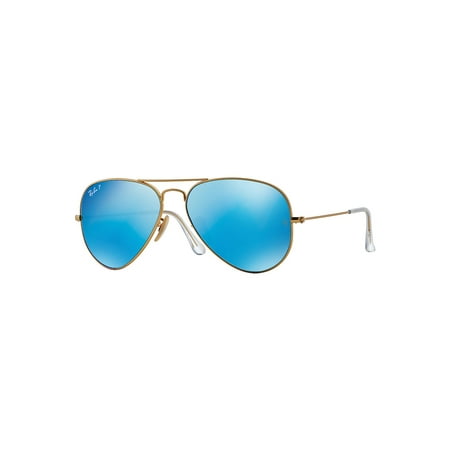 58MM Large Polarized Flash Aviator Sunglasses