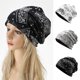 thumbnail image 3 of Gorro A La Moda Para Mujer Y Hombre, Gorro Cálido De Algodón Con Estampado De Flores De Anacardo, Sombrero De Cúpula De Cobertura Para Las Cuatro Estaciones Vogacara AP007035-03, 3 of 6