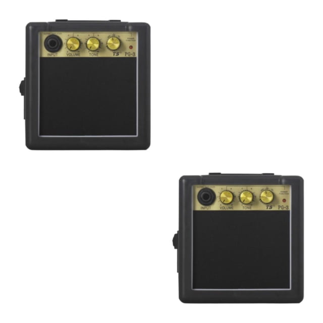 Sonducket Amplificador de guitarra eléctrica de 3W, altavoz, Control de tono y volumen, alta , tipo 1 Tipo 1 2Conjunto