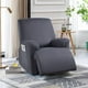 thumbnail image 2 of Funda para sillón reclinable TAOCOCO, 1 asiento, poliéster gris oscuro, 2 of 8