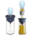 thumbnail image 1 of Dispensador de botellas de aceite de vidrio con cepillo 2 en 1 para cocina, 250 ml, 1 of 5