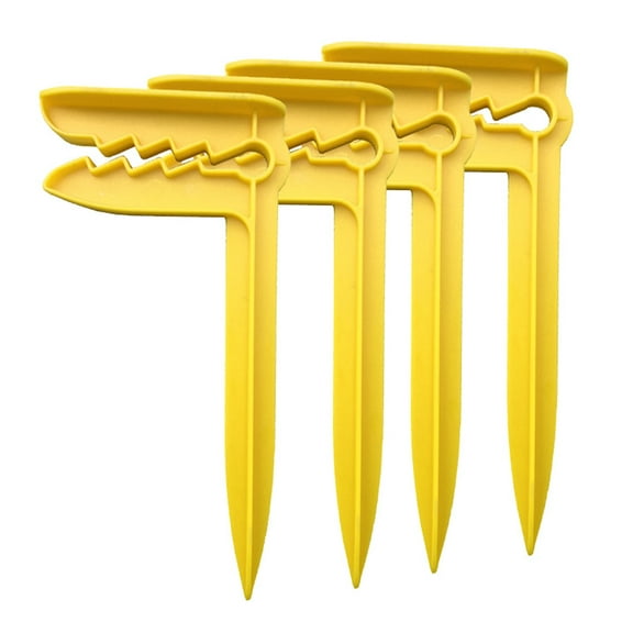 4Pcs Picnics Mat Anchors Stakes Clamps Beach Mat Holder Picnics Blanket Rack Towel Sand Outdoor Camping Tool Enduring