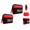 2PC, variant on First Aid Kit 182 Piece - Waterproof Compact Trauma Kit for Camping Hiking Boating - Outdoor Emergency Medical Supplies - Red (1PC)
