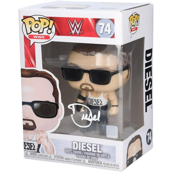 Kevin Nash WWE Autographed Diesel #74 Funko Pop! Figurine - Fanatics Authentic Certified